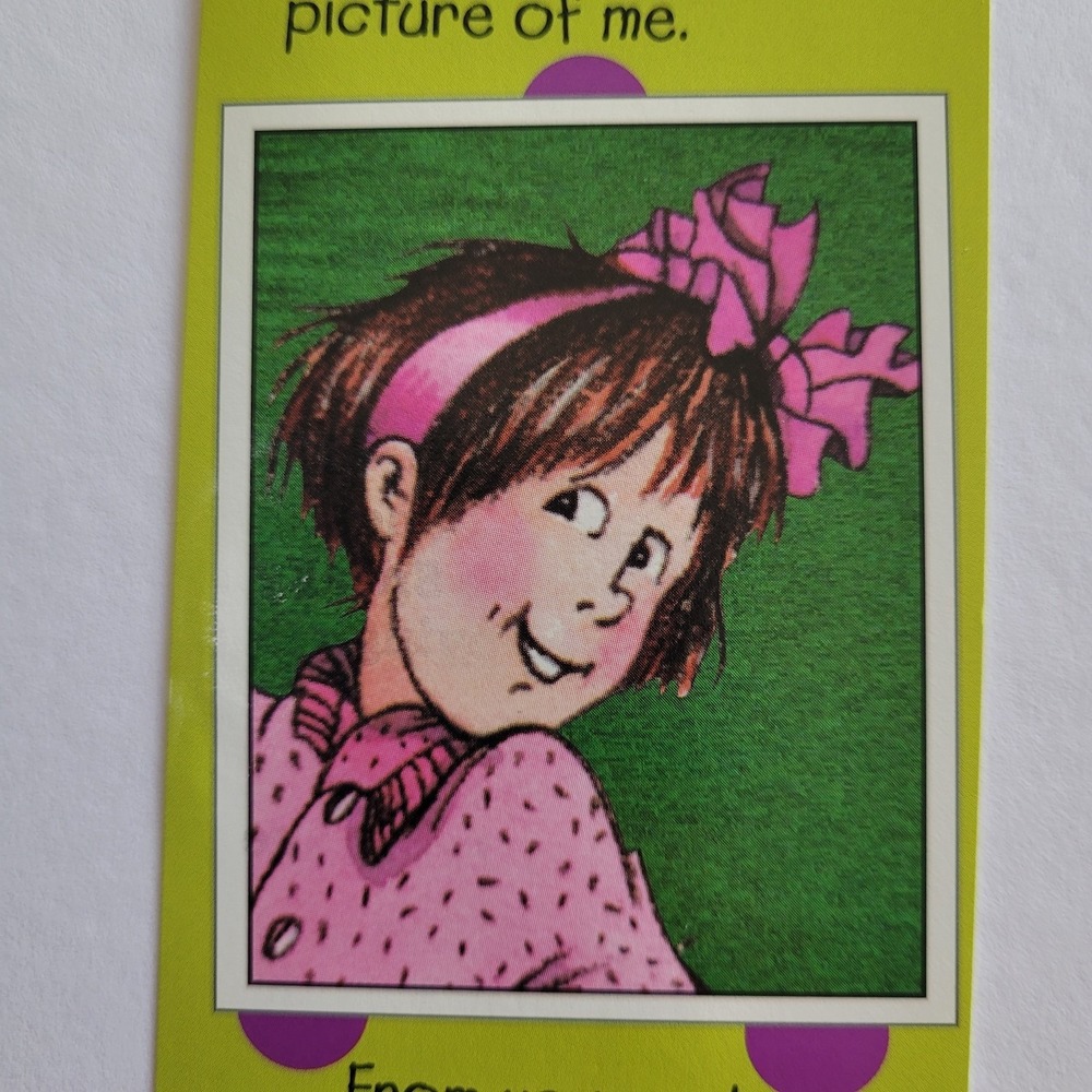Vintage 90s Junie B. Jones Bookmark 1992 Denise Brunkus Reading List 676-76038-4 - Picture 6 of 14